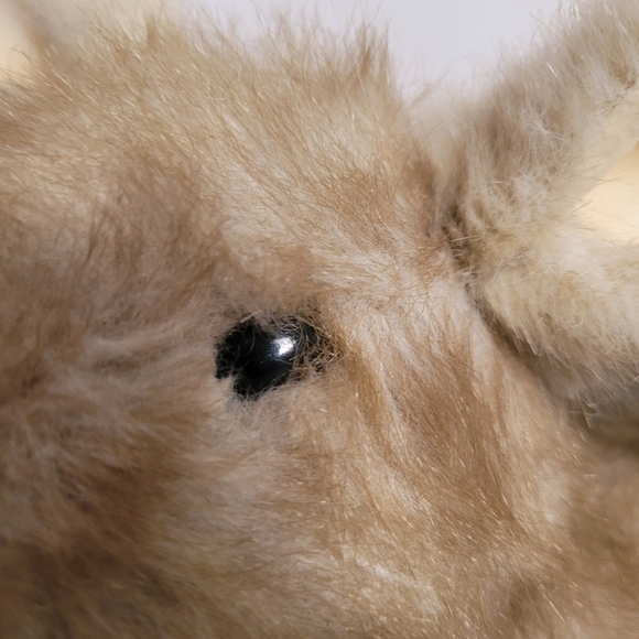 The Boyds Collection 12" Brown & Cream Fully Jointed Bunny Rabbit Blue Bow - Picture 10 of 11